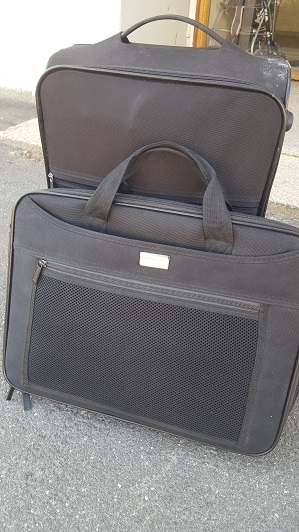 Waiting for the taxi to arrive